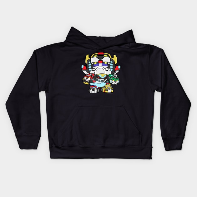 Lil Legendary Defender Voltron Kids Hoodie by fallerion